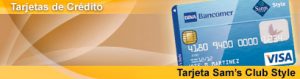 Tarjeta Sam’s Club Style de Bancomer