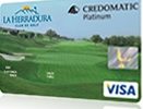 Tarjeta de crédito Club de Golf La Herradura Credomatic